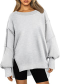 Trendy Queen Womens Oversized Sweatshirt Crewneck - Preppy Fall