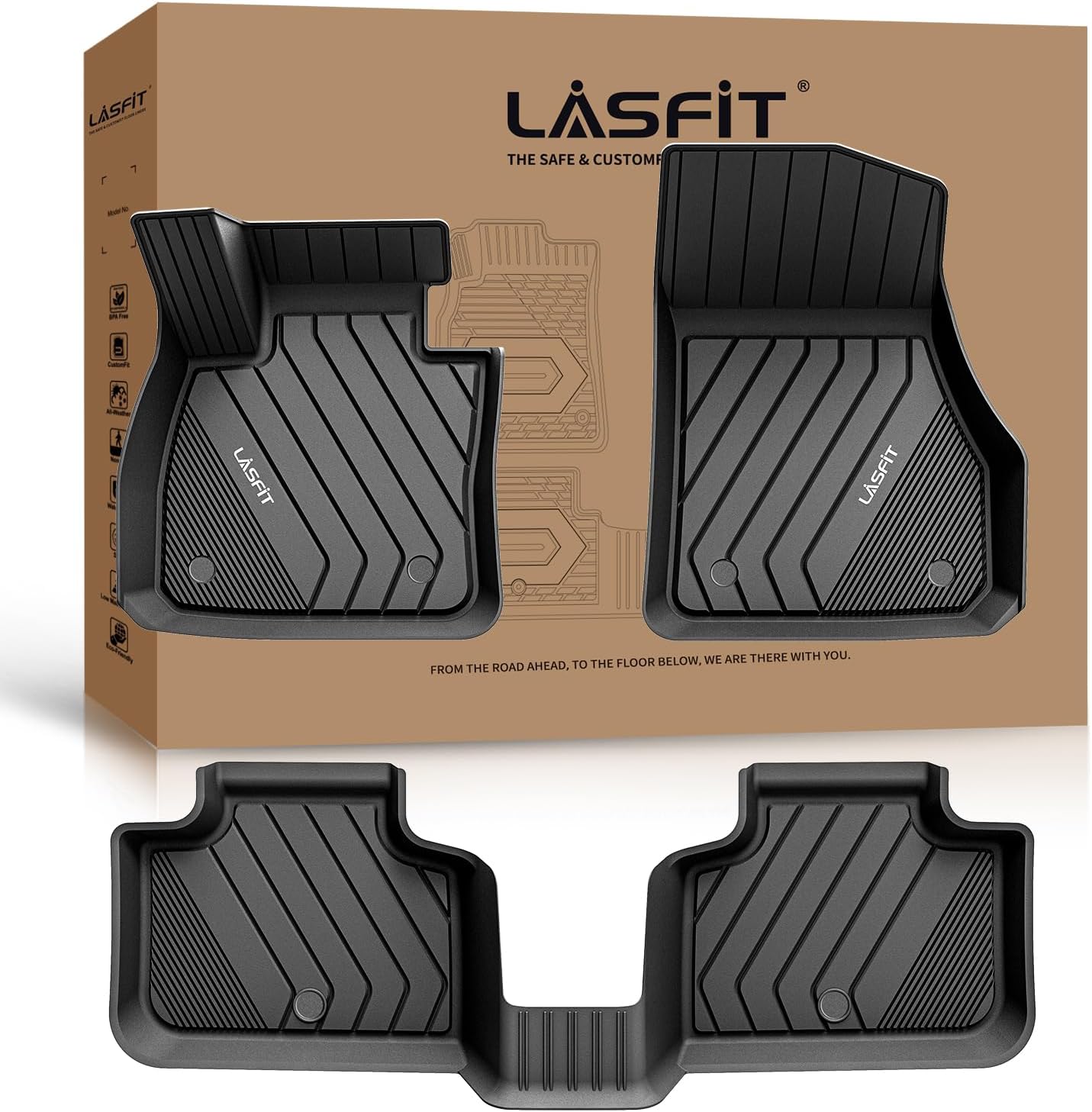 Custom Fit TPE All Weather Floor Mats for BMW X2 and X1