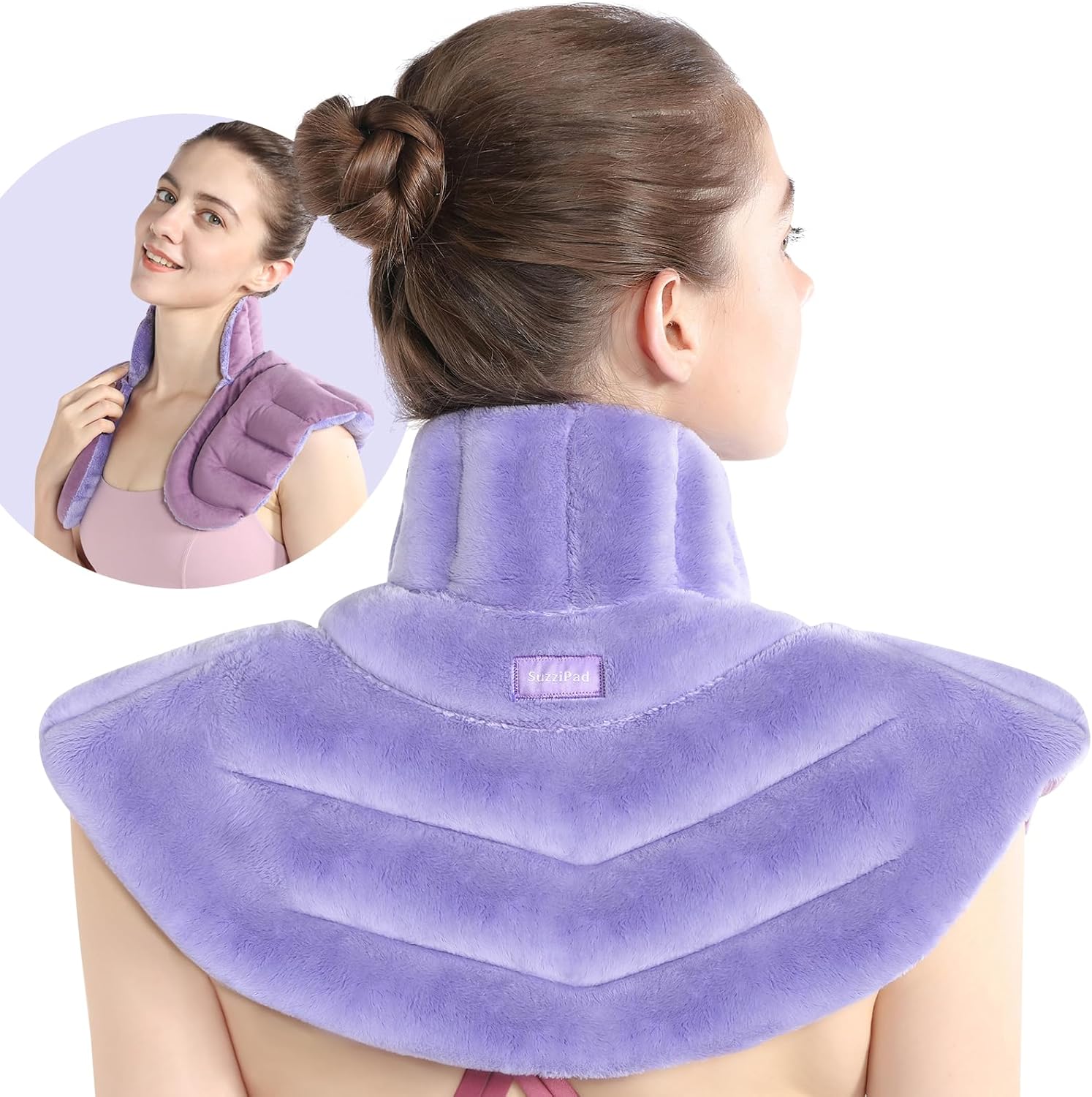 SuzziPad Herbal Weighted Heating Wrap - Soothes Discomfort