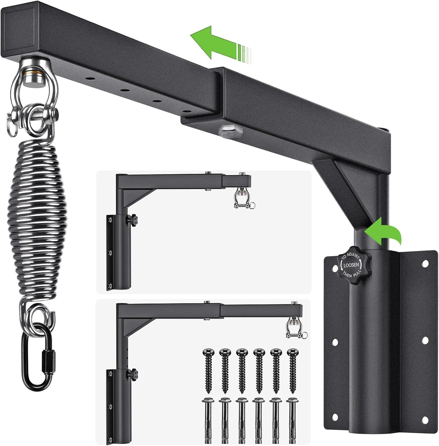 BeneLabel Wall Mount Heavy Bag Hanger for Home Gym Training