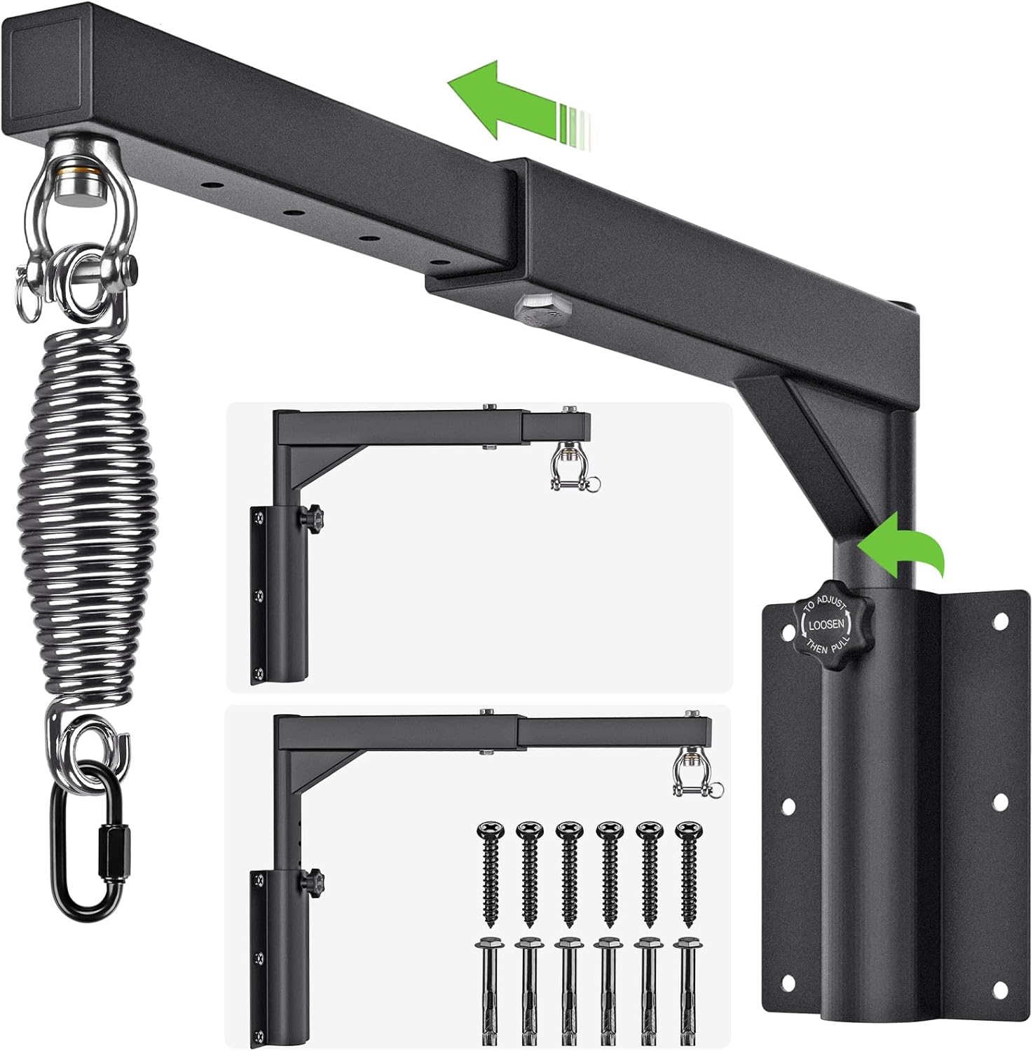 BeneLabel Wall Mount Heavy Bag Hanger for Home Gym Training