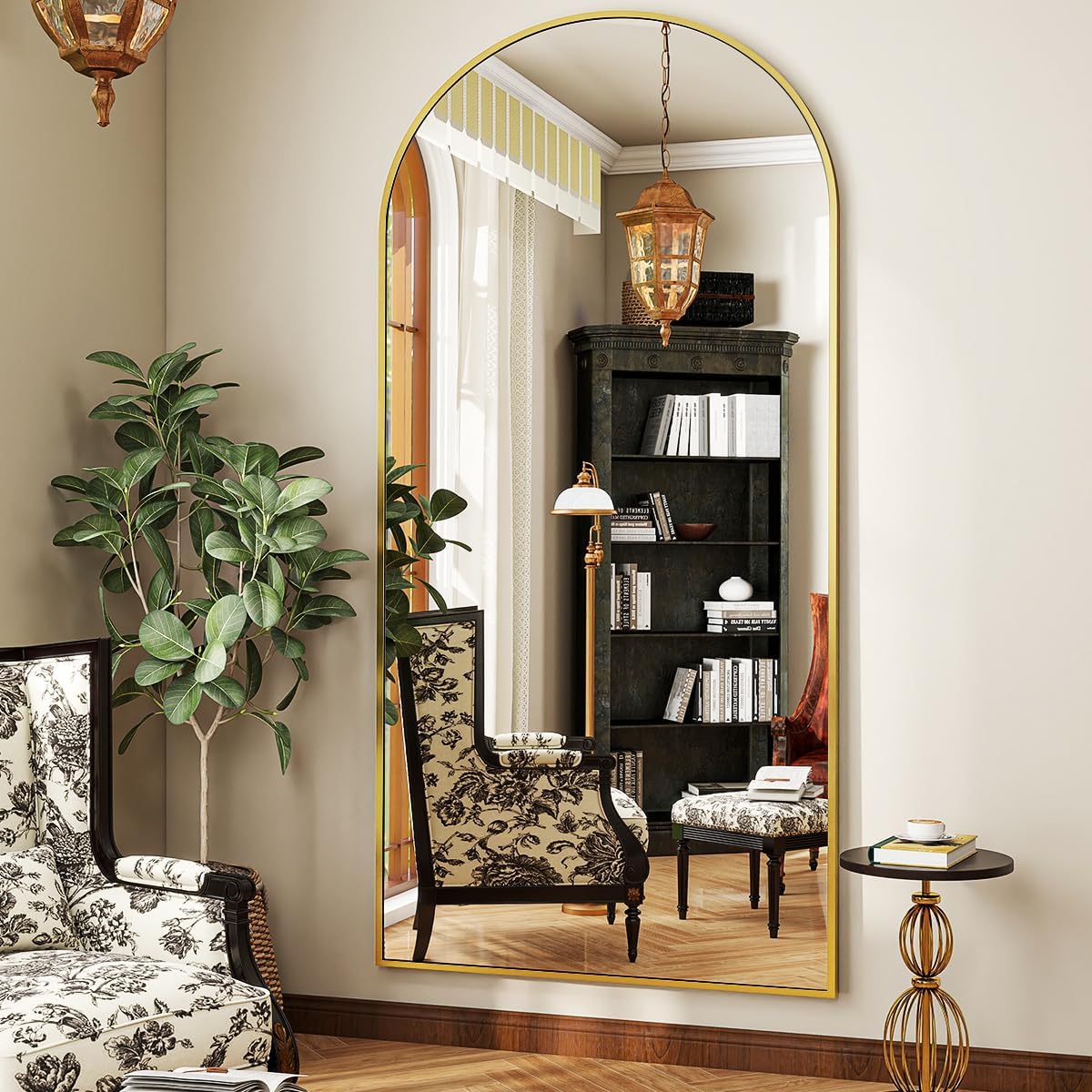 BEAUTYPEAK 71inx30in Full-Length Arch Floor Mirror for Any Room