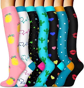 Aoliks Compression Socks for Men & Women - 20-30 mmHg Support
