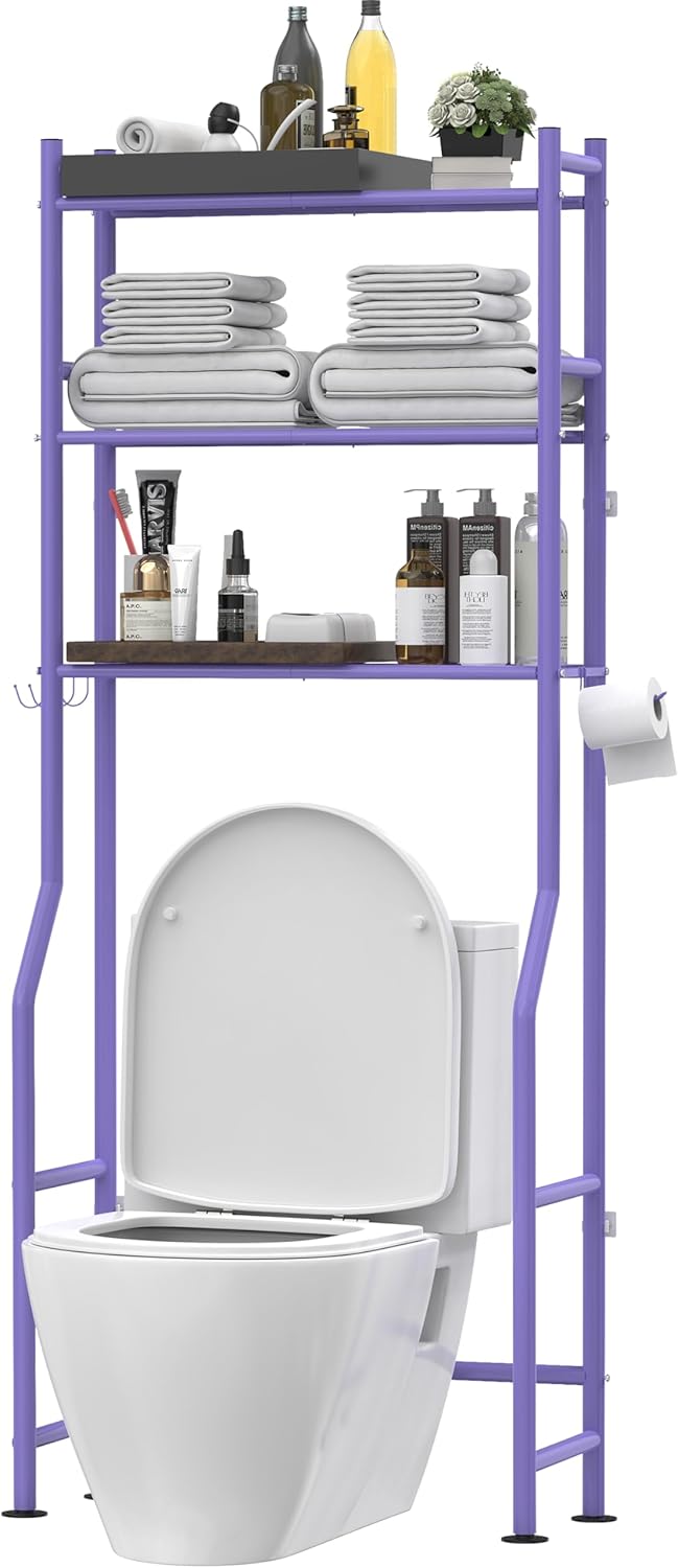 3-Tier Over The Toilet Storage for Bathroom Organization