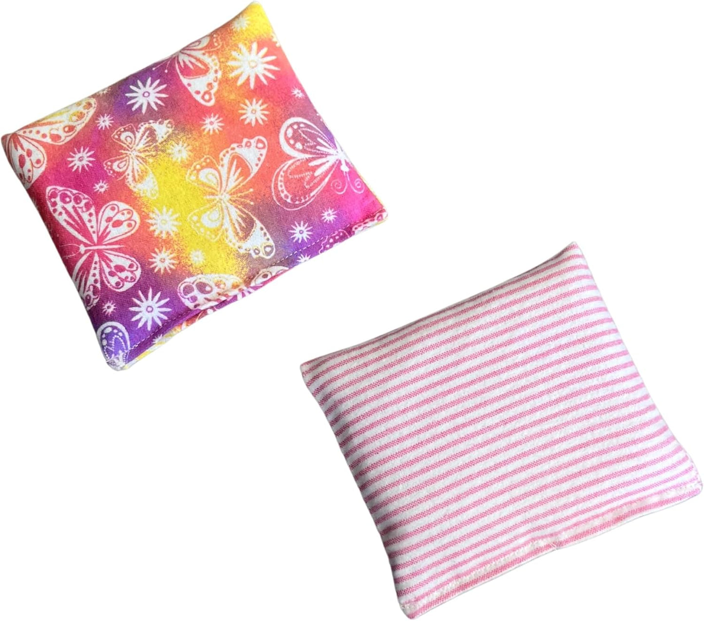 Instant Relief: Microwavable Heating Pads 2-Pack - Natural Rice (Pink)
