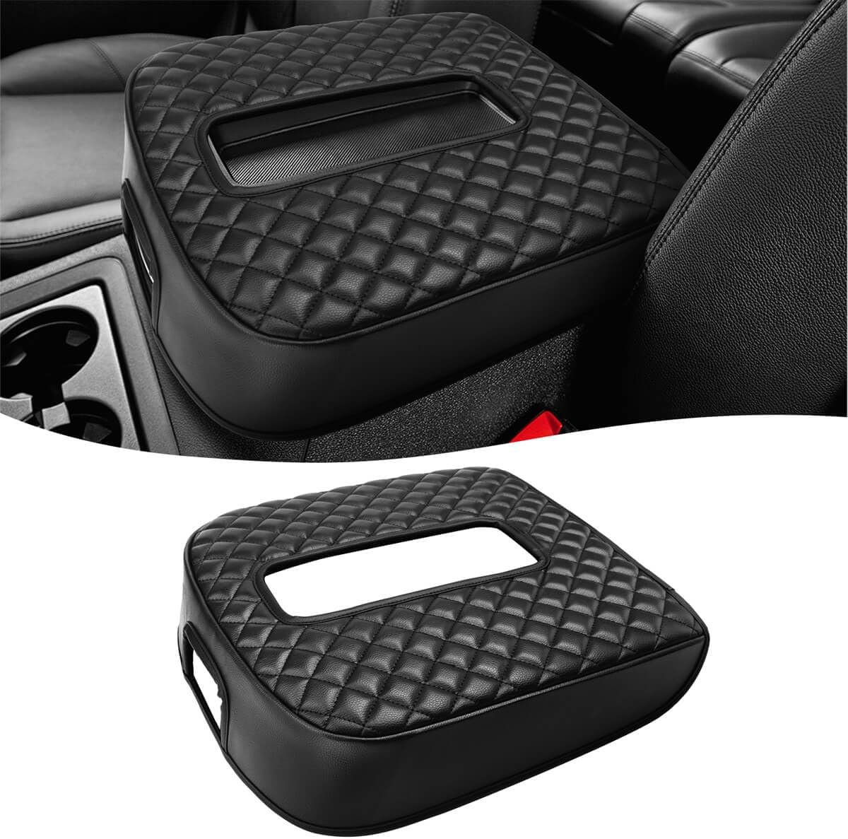 KBH Center Console Armrest Cover for 2007-2014 Chevy Models