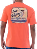 Guy Harvey Mens Billfish Pocket Short Sleeve T-Shirt - Comfortable Fit