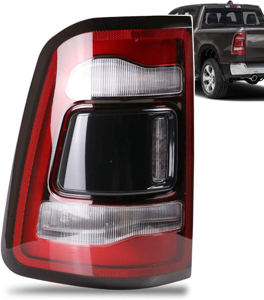 LED Tail Light Black Cover for 2019-2023 Dodge Ram 1500