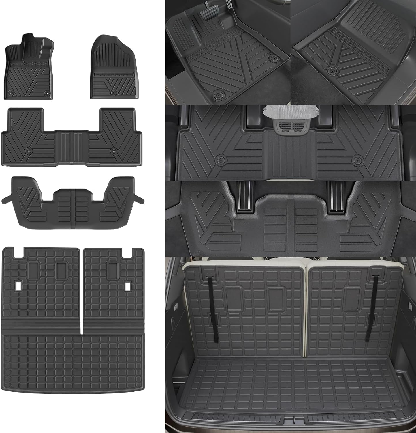 Rongtaod Floor Mats for 2023 2024 2025 Honda Pilot Trunk