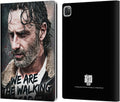 Head Case Designs Walking Dead Rick Grimes Leather Wallet Case - iPad
