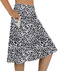 Womens Skorts Modest Knee Length Skirts Athletic Midi (Style 5GT9)