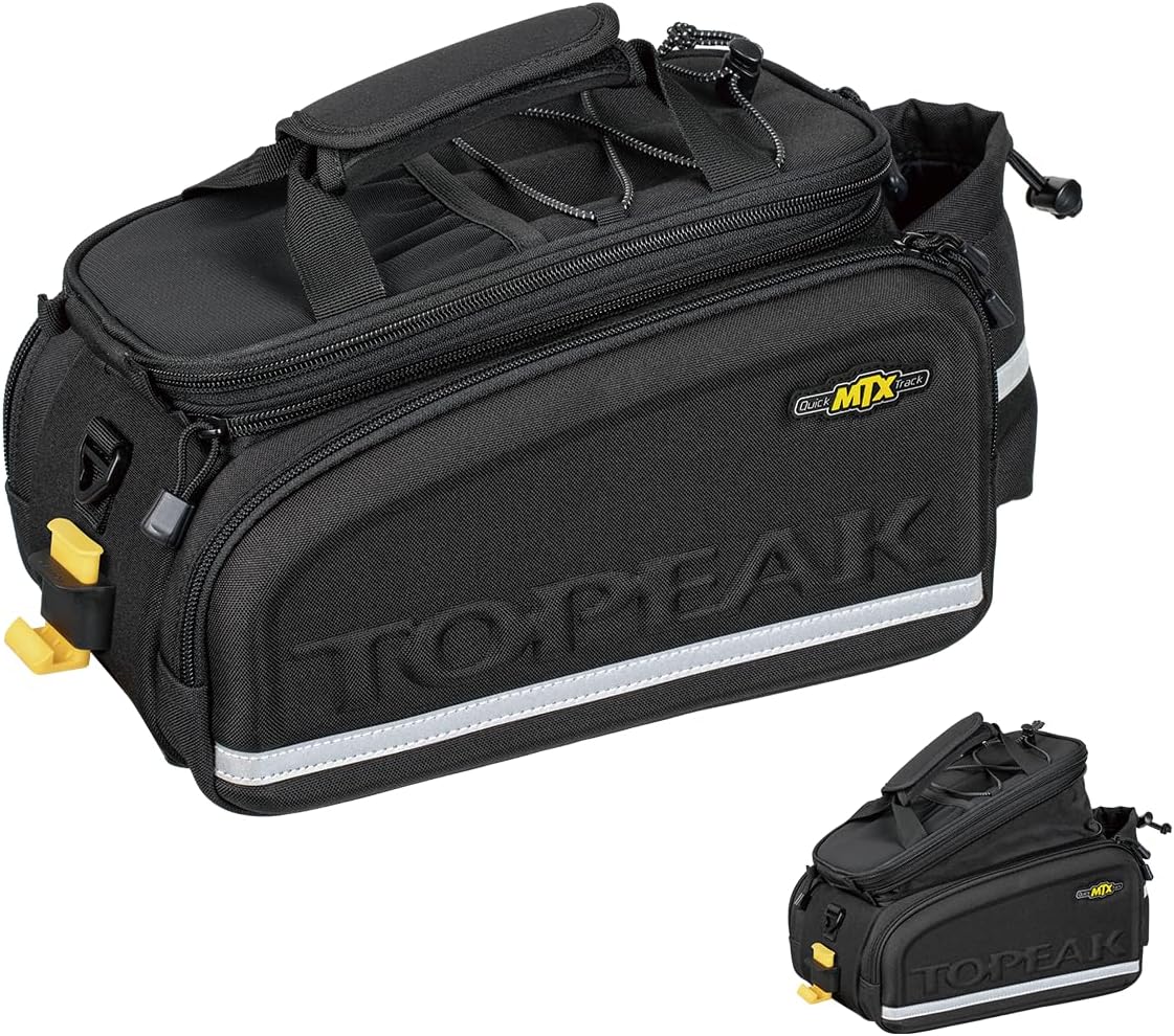 Topeak MTX TrunkBag - Spacious Rear Bicycle Bag with Easy Mounting