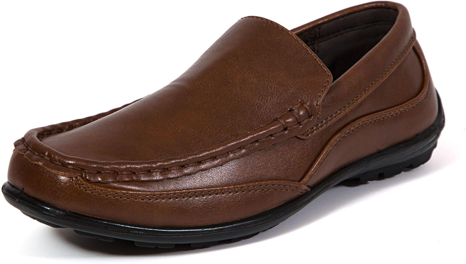 Boys' Booster Driving Moc Slip-On Loafer Flats Dress Shoes Review