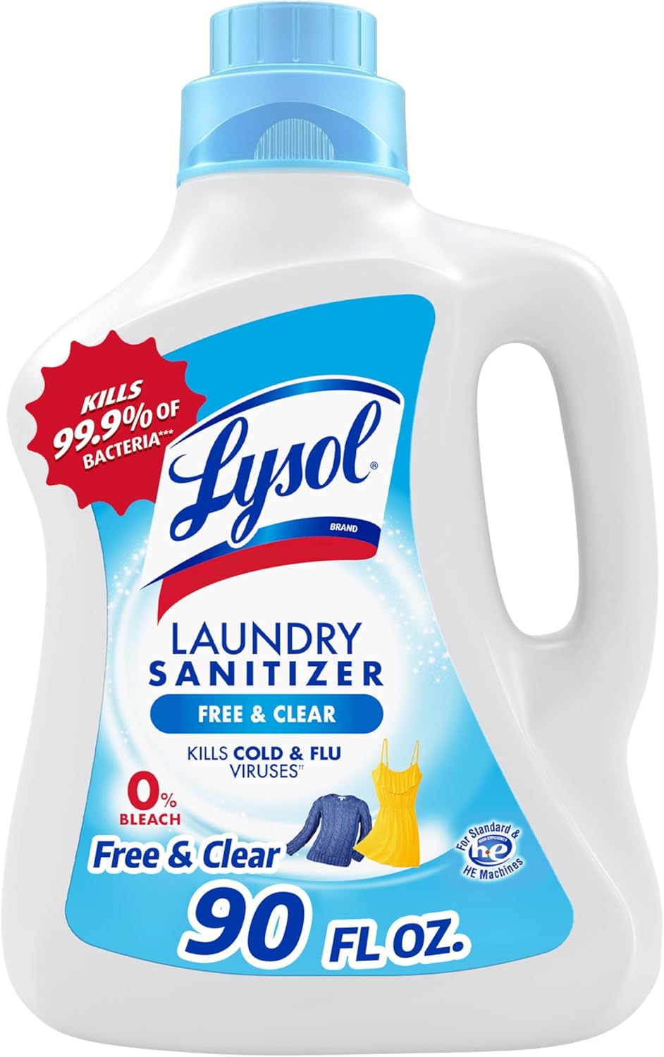 Lysol Free & Clear Laundry Sanitizer - Bacteria Eliminator