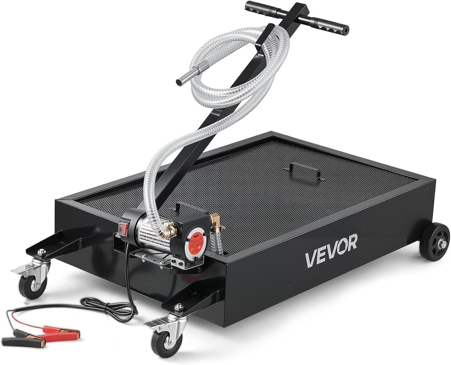 VEVOR Low Profile Oil Drain Pan with Electric Pump for Easy Use