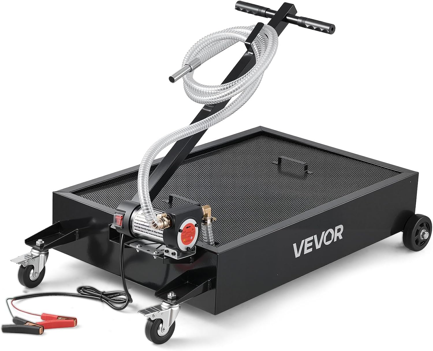VEVOR Low Profile Oil Drain Pan with Electric Pump for Easy Use
