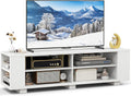 Tangkula Wood TV Stand for 65 Inch Flat Screen - Spacious Modern