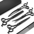 Purple Dragon Dog Grooming Scissors Set - 7 in Professional Kit