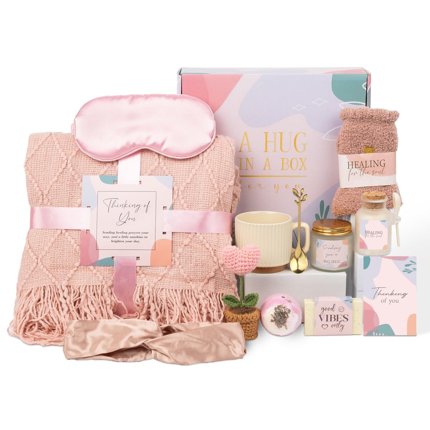 Care Package for Women: Get Well Soon Spa Gift Baskets