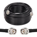 BNC Male to Male Coax Cable 60ft RG58 50 Ohm - Low Loss Long Run