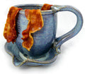 Hand-Sculpted Stoneware Microwave Bacon Cooker Mug - Crispy Bacon Fast