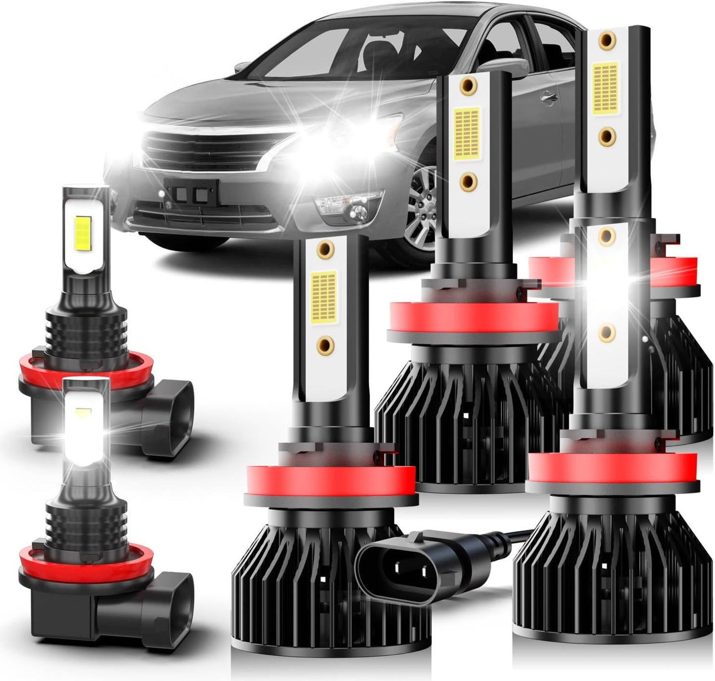 Fit For Nissan Altima 2007-2018 LED Headlight Bulbs - 500% Brightness