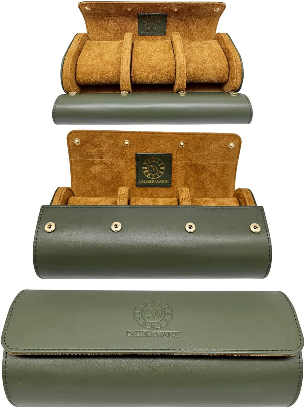Premium Napa Leather Watch Roll - Travel in Style!