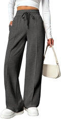 PINSPARK Wide Leg Sweatpants Women High Waisted - Soft Baggy Fit