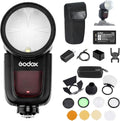 Godox V1 V1S Camera Flash with AK-R1 Accessories Kit for Sony - Round