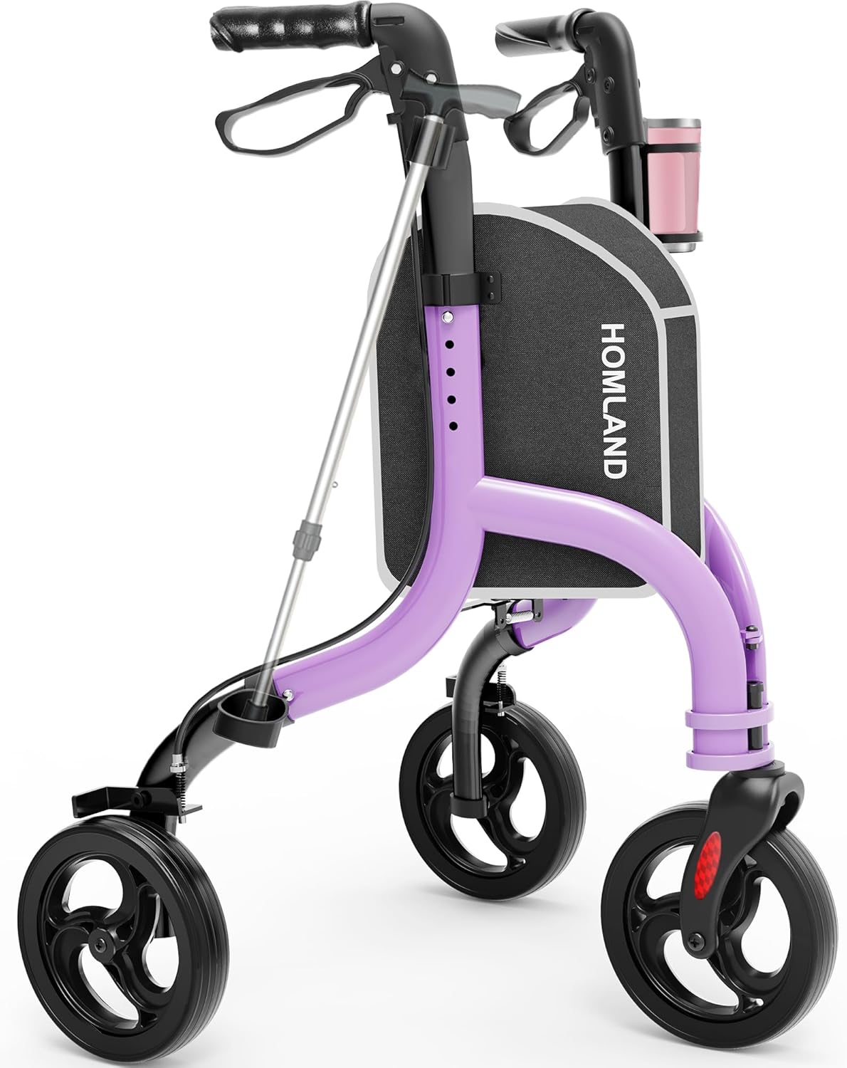 HOMLAND 3 Wheel Walkers for Seniors - Lightweight and Versatile