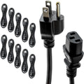 UL Approved 6ft Universal Power Cord (10 Pack) - Bulk IT Cables
