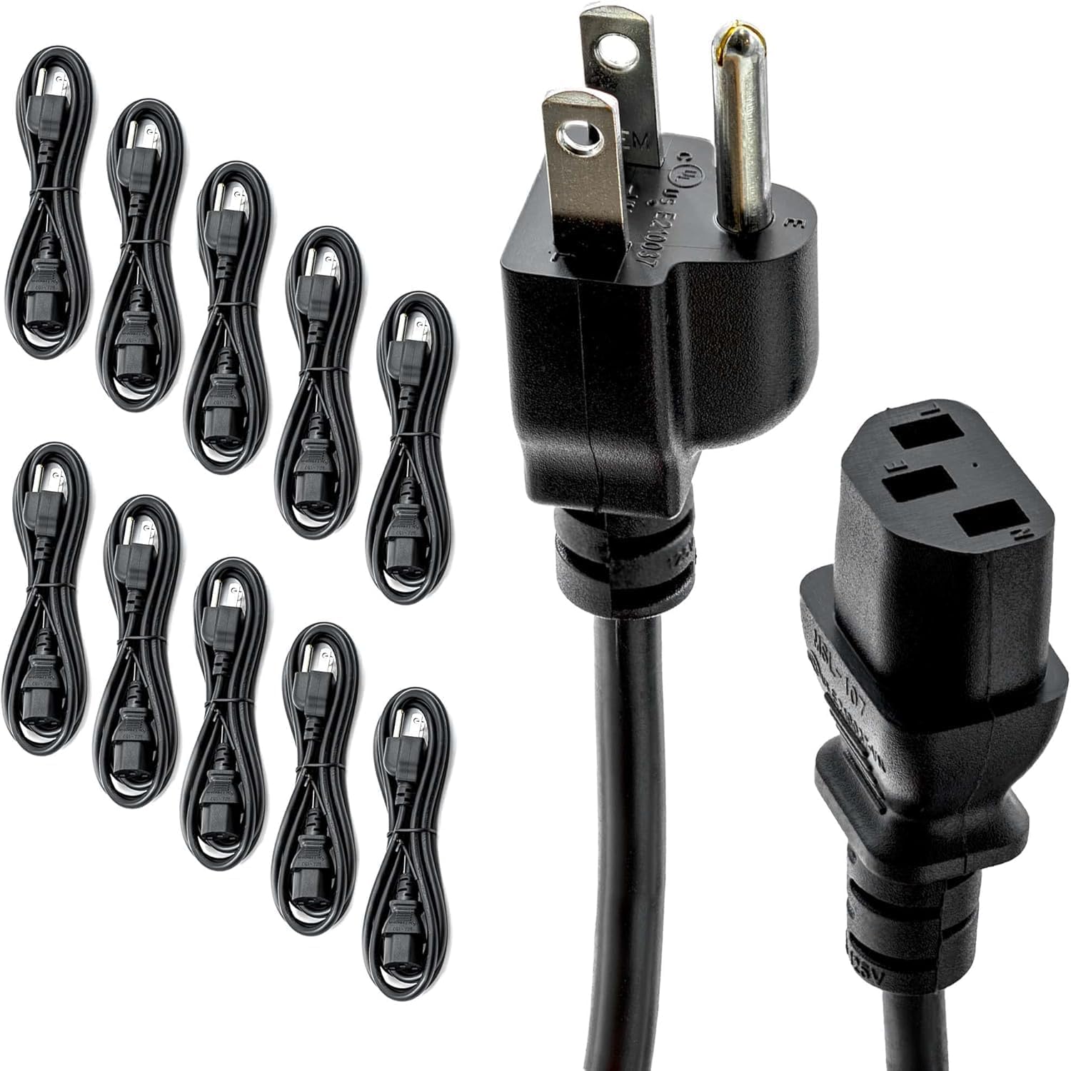 UL Approved 6ft Universal Power Cord for IT Departments & More