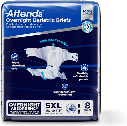 Attends Bariatric Disposable Briefs - Ultimate Absorbency