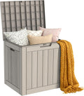 Outdoor Storage Box 35 Gallon Deck Box Waterproof - Weatherproof Patio