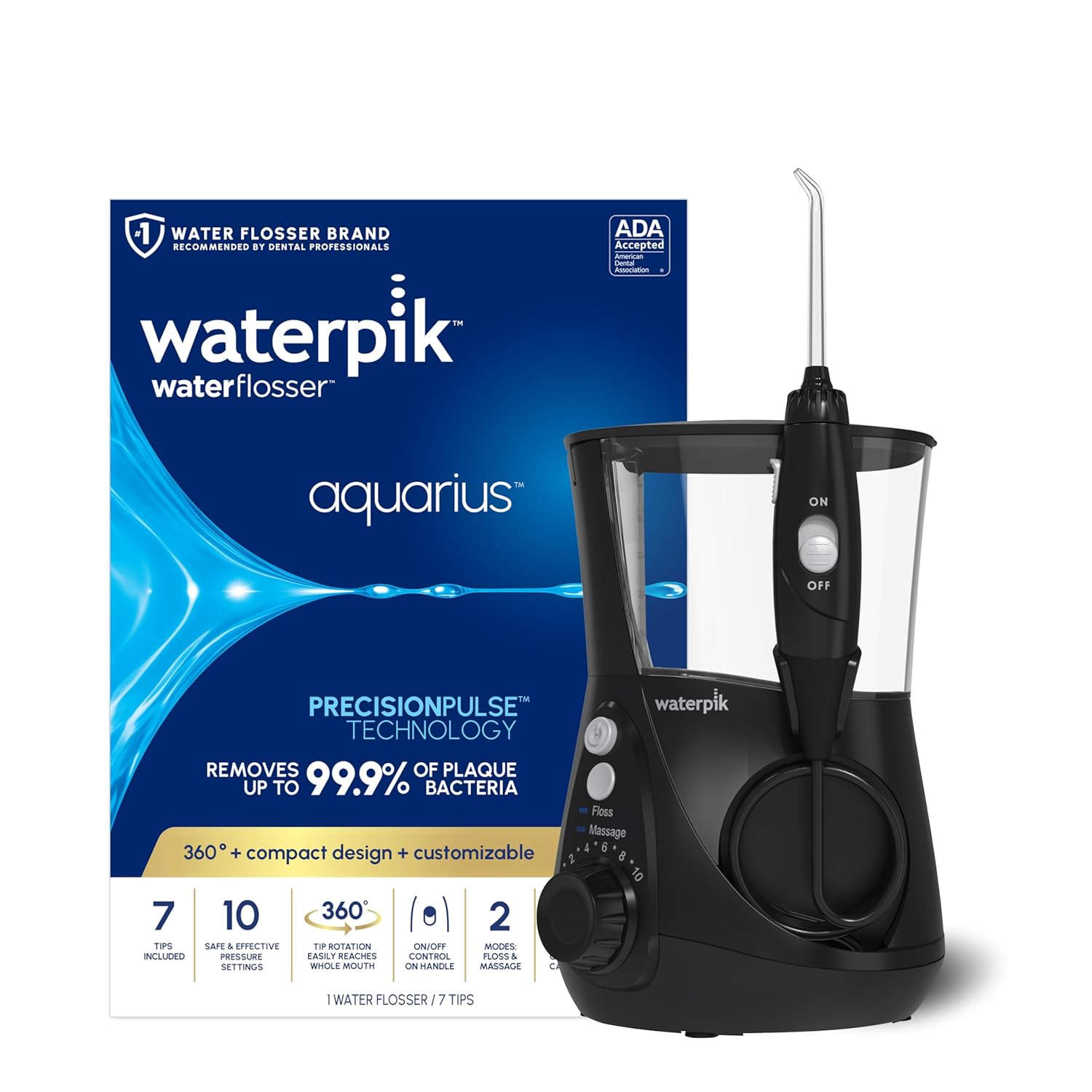 Waterpik Aquarius Water Flosser for Effective Dental Care