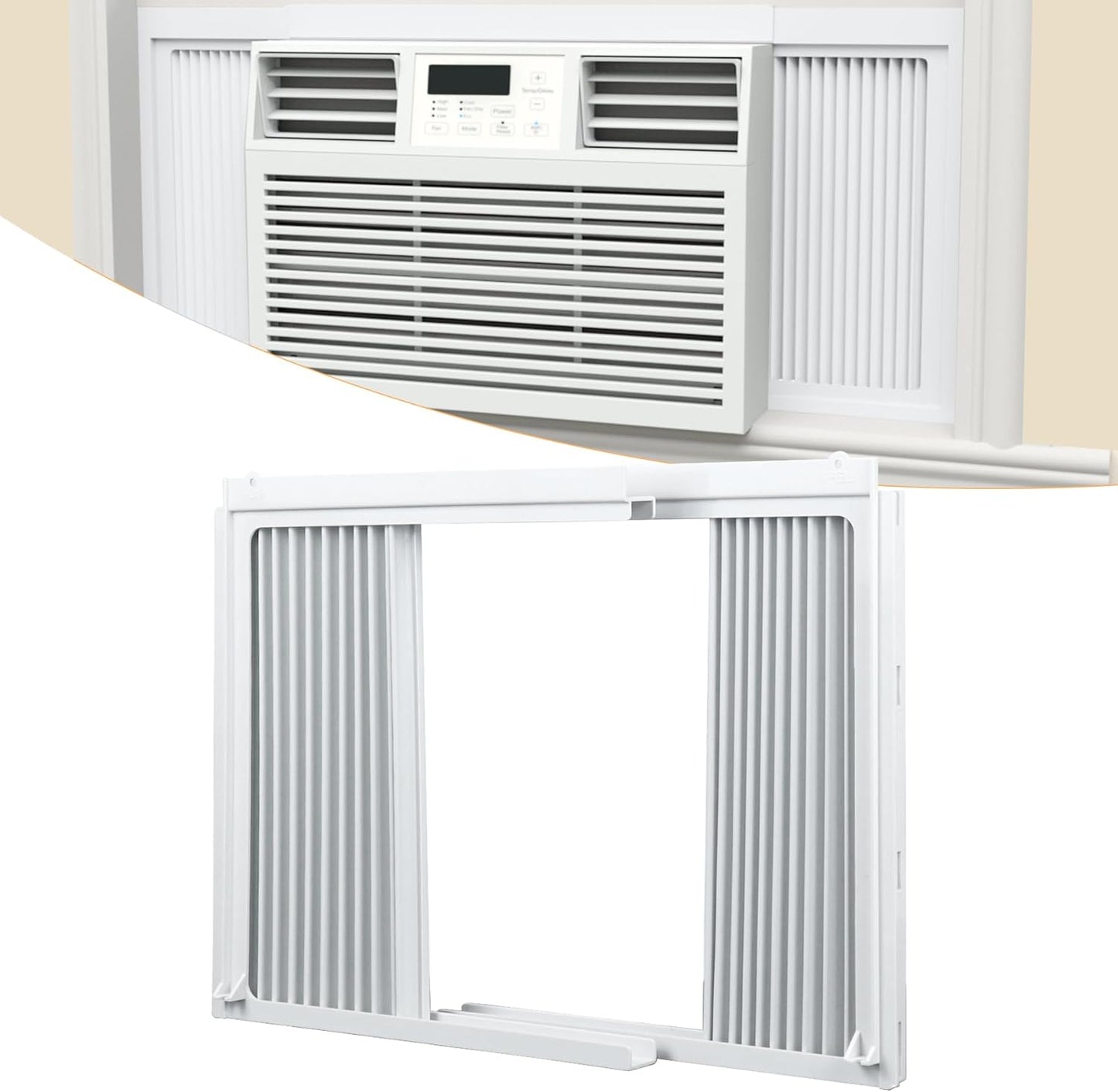 Insulated AC Side Panels: Custom Fit for 5,000 BTU Units!