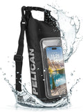 Pelican Marine IPX6 Waterproof Roll Top Dry Bag 2L - Protective Phone