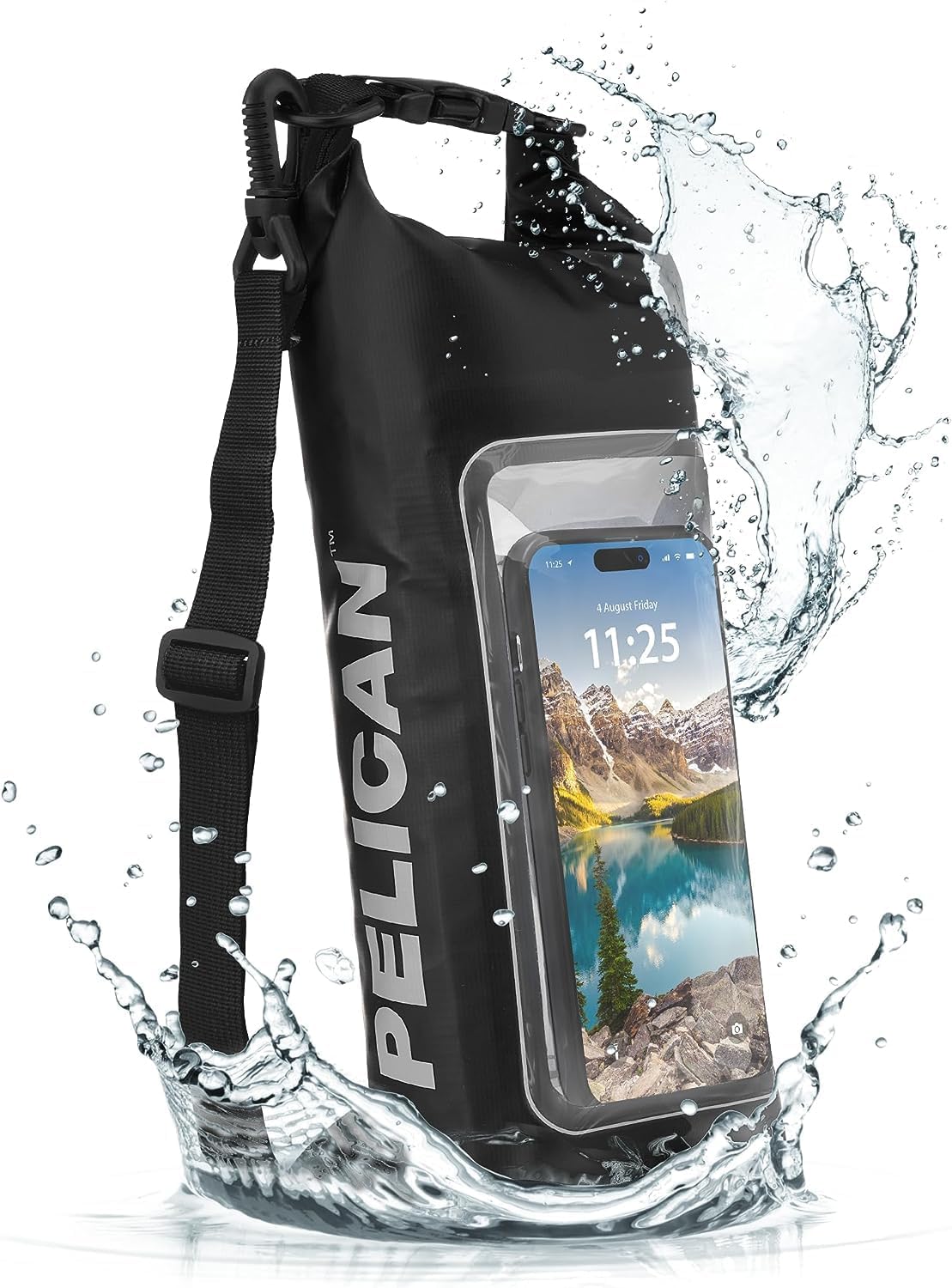 Pelican Marine Waterproof Roll Top Dry Bag for Outdoor Adventures