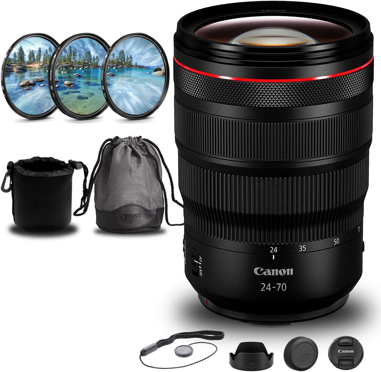Canon RF 24-70mm f/2.8L IS USM Lens with Essential Accessories