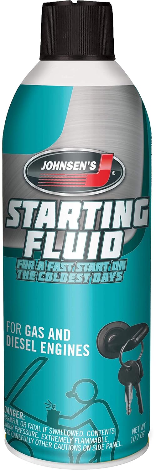Johnsen's 6762-12PK Starting Fluid for Fast Engine Starts
