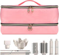 Dual Layer Pink Travel Case for Hair Styling Tools