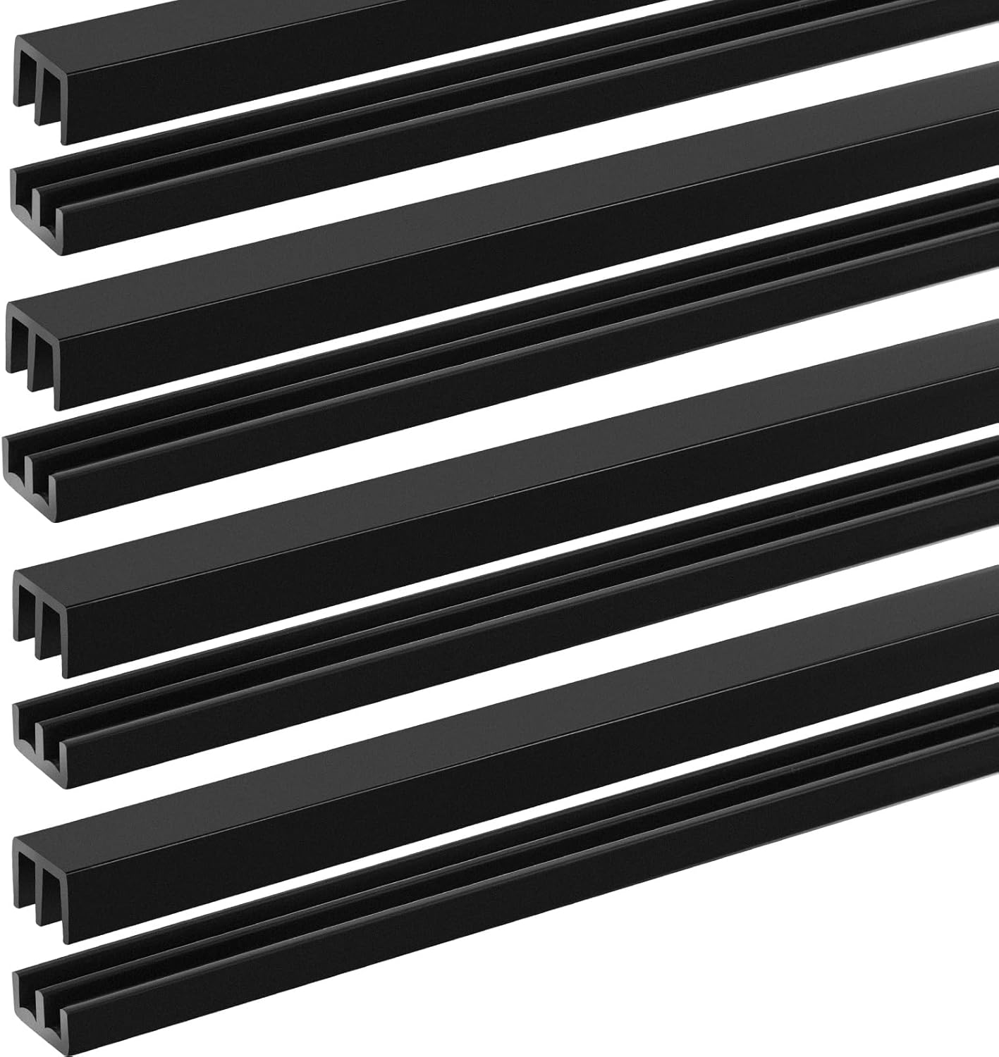 4 Sets 4FT Sliding Door Track for Smooth Operation and Durability