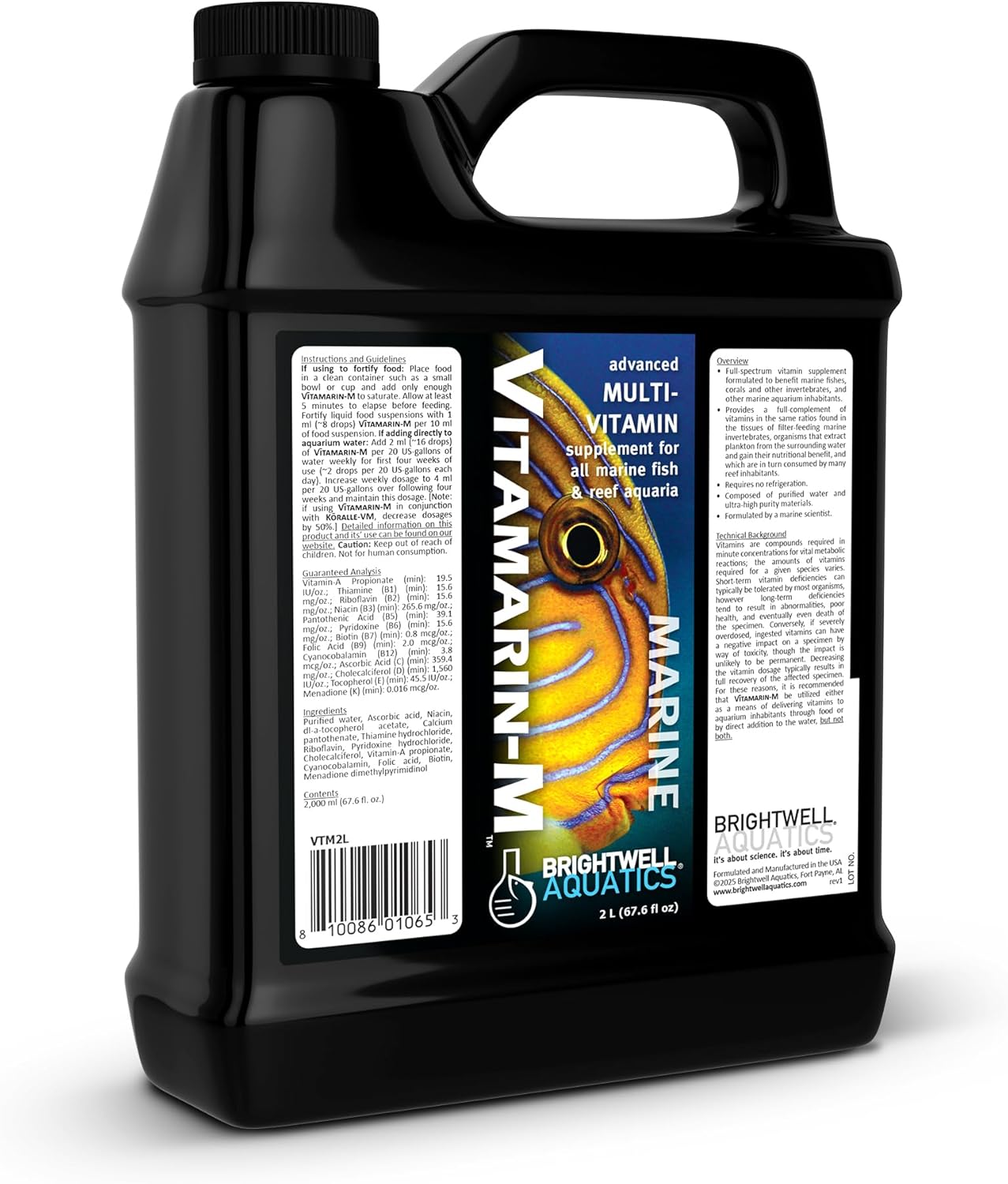 Vitamarin-M Complete Vitamin Supplement for Marine Fish 2L