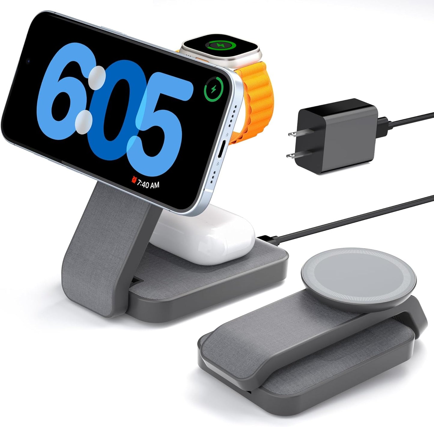 3-in-1 Magnetic Wireless Charger by eazpower - Simplify Your Charging
