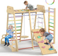 Upgraded Indoor Playground 9-in-1 Jungle Gym for Kids - Active Playset