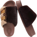 Women's Orthotic Slippers with Arch Support - Plush Platform Comfort