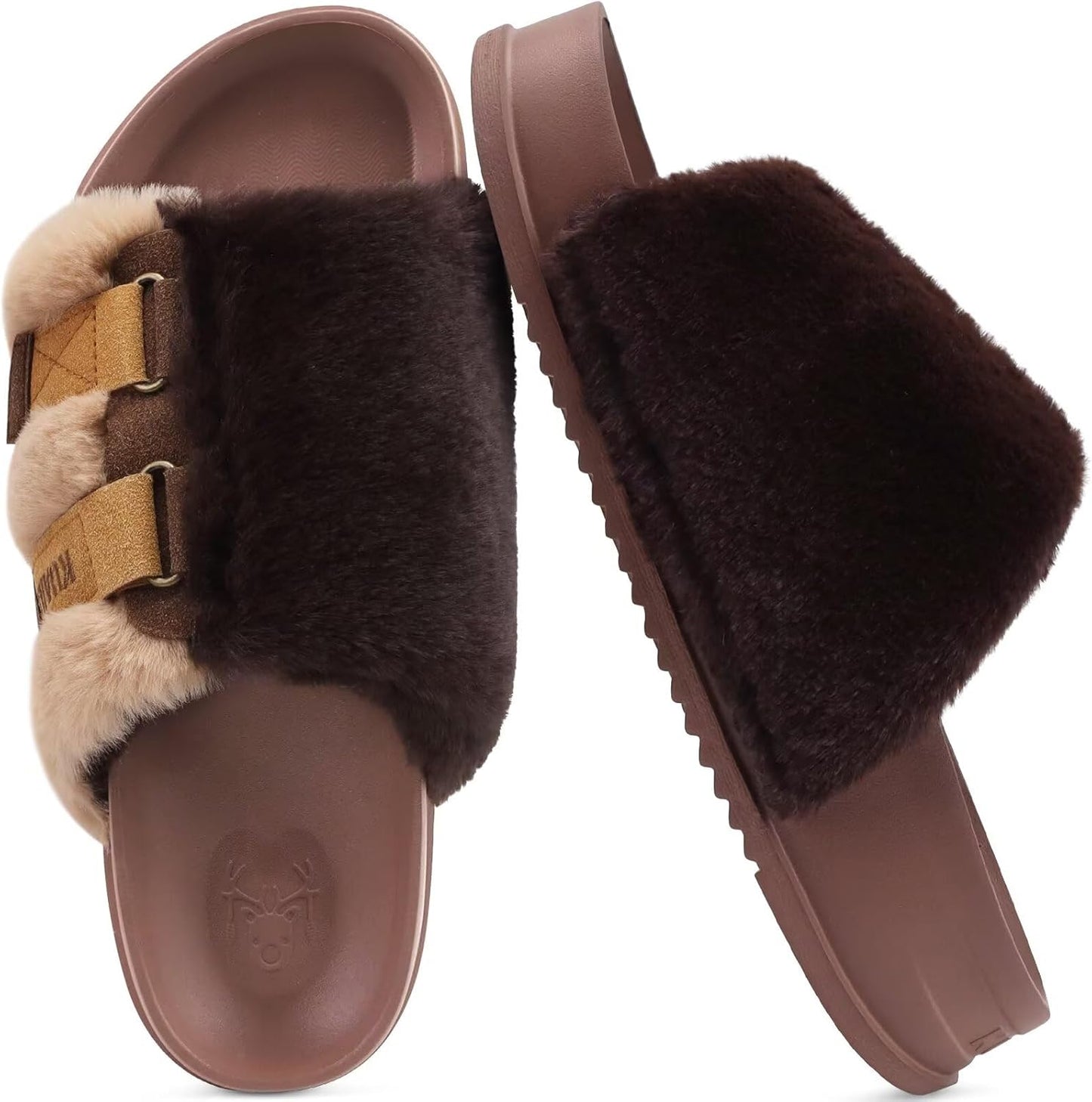 KuaiLu Women's Orthotic Slippers with Arch Support for Comfort