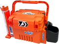 Fishing Tackle Box Fishing Bucket with Rod Holder - 6L Orange
