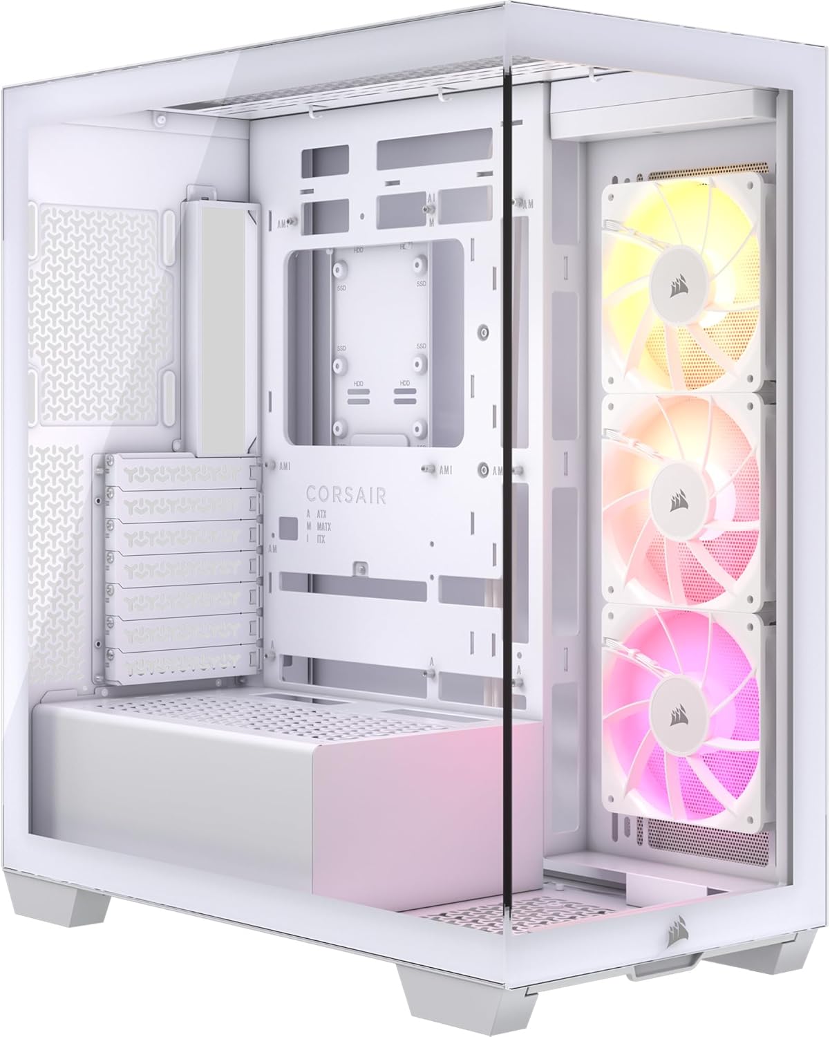 CORSAIR 3500X ARGB Mid-Tower Case with Panoramic Glass Design
