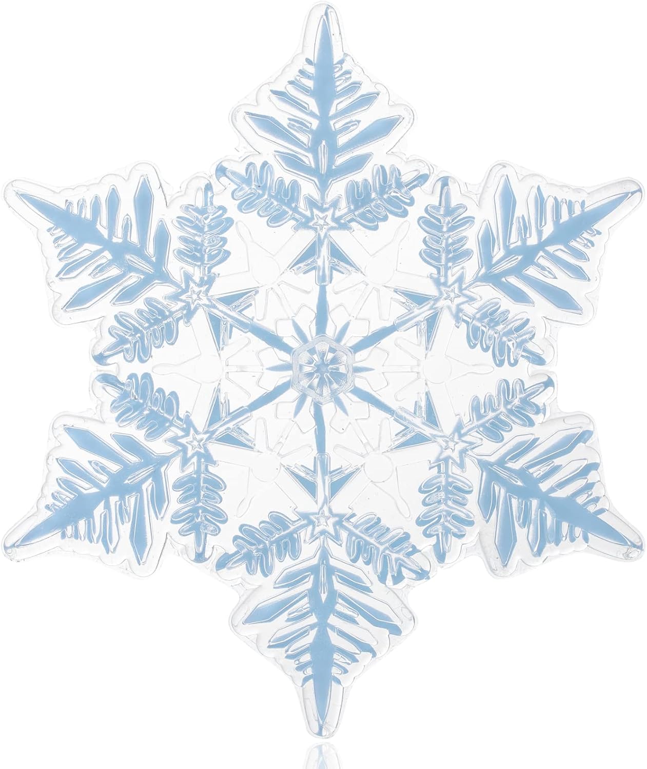 3D Clear Snowflake Stomp Pad - Enhanced Grip!